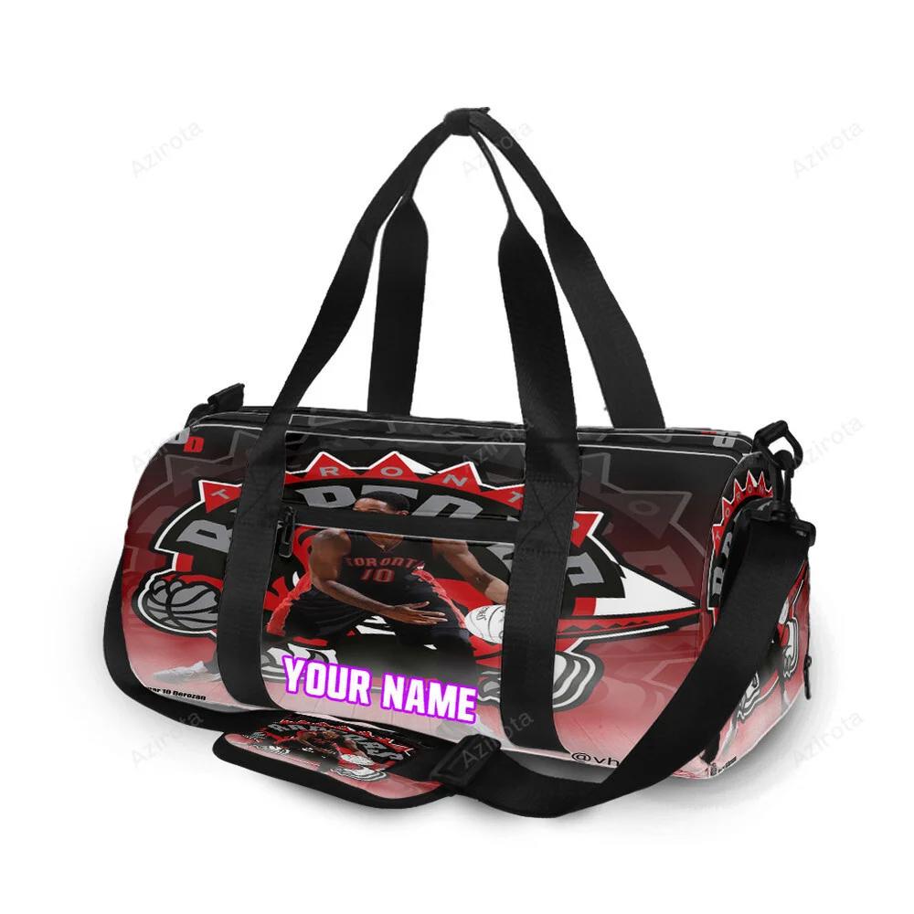 Toronto raptors demar derozan5 personalized name travel bag gym bag 2438 Travel Bag