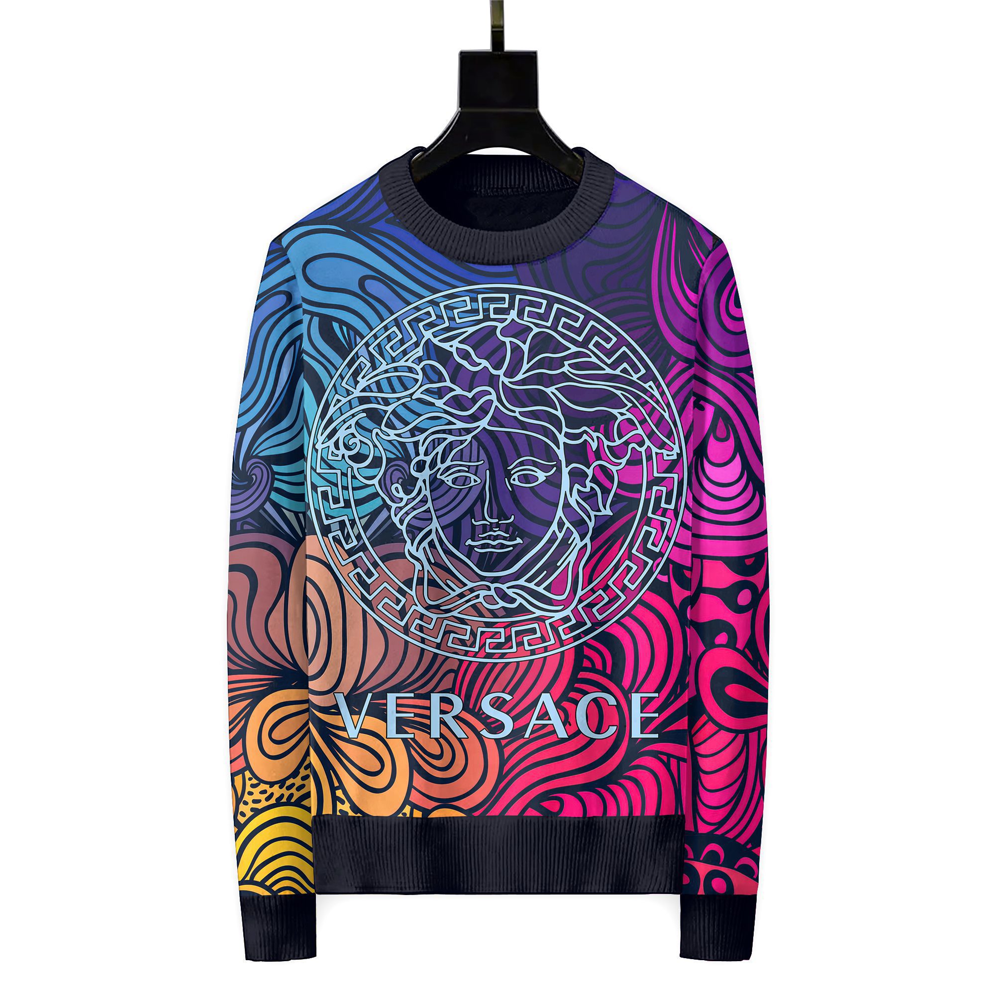 Versace luxury ugly sweater for winter hot 2025style 687 Christmas Ugly Sweater