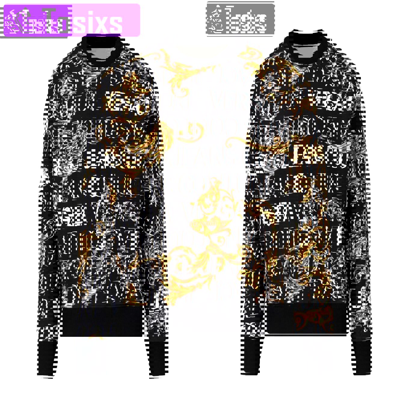 Versace luxury ugly sweater for winter lzu1400 Christmas Ugly Sweater