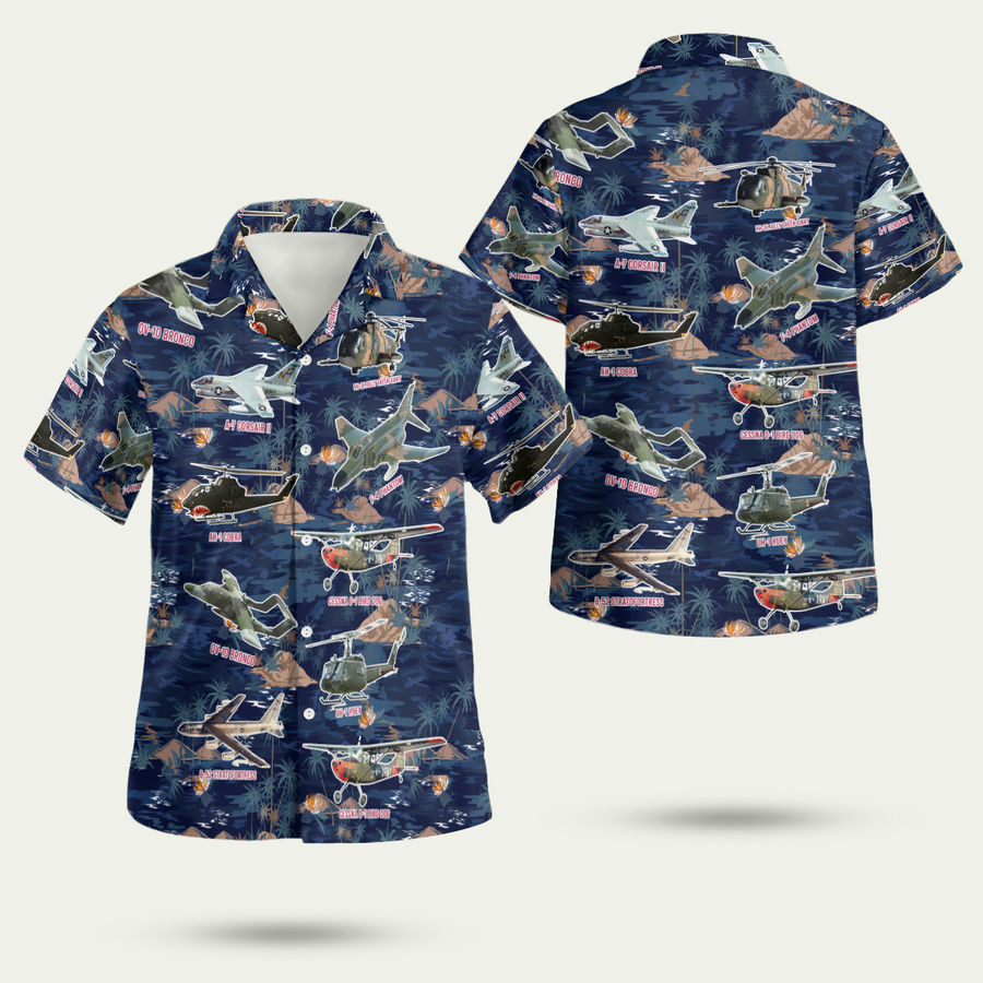 Vietnam war airplanes and helicopters hawaiian shirt Hawaii Shirt Shorts & Flip Flops