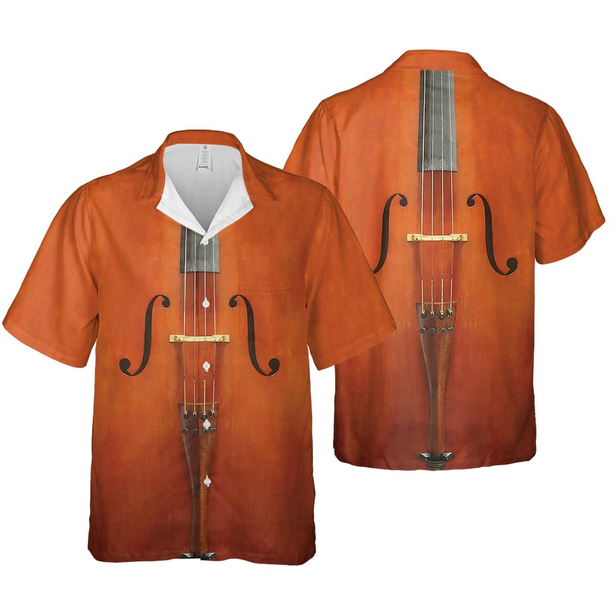 Violin cello hawaiian shirt Hawaii Shirt Shorts & Flip Flops