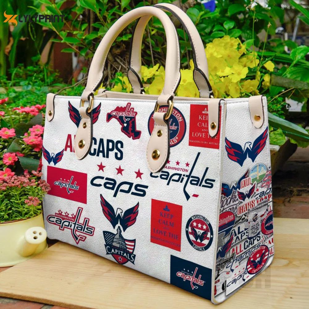 Washington capitals hand leather bag for women gift 1182 Women Leather Hand Bag