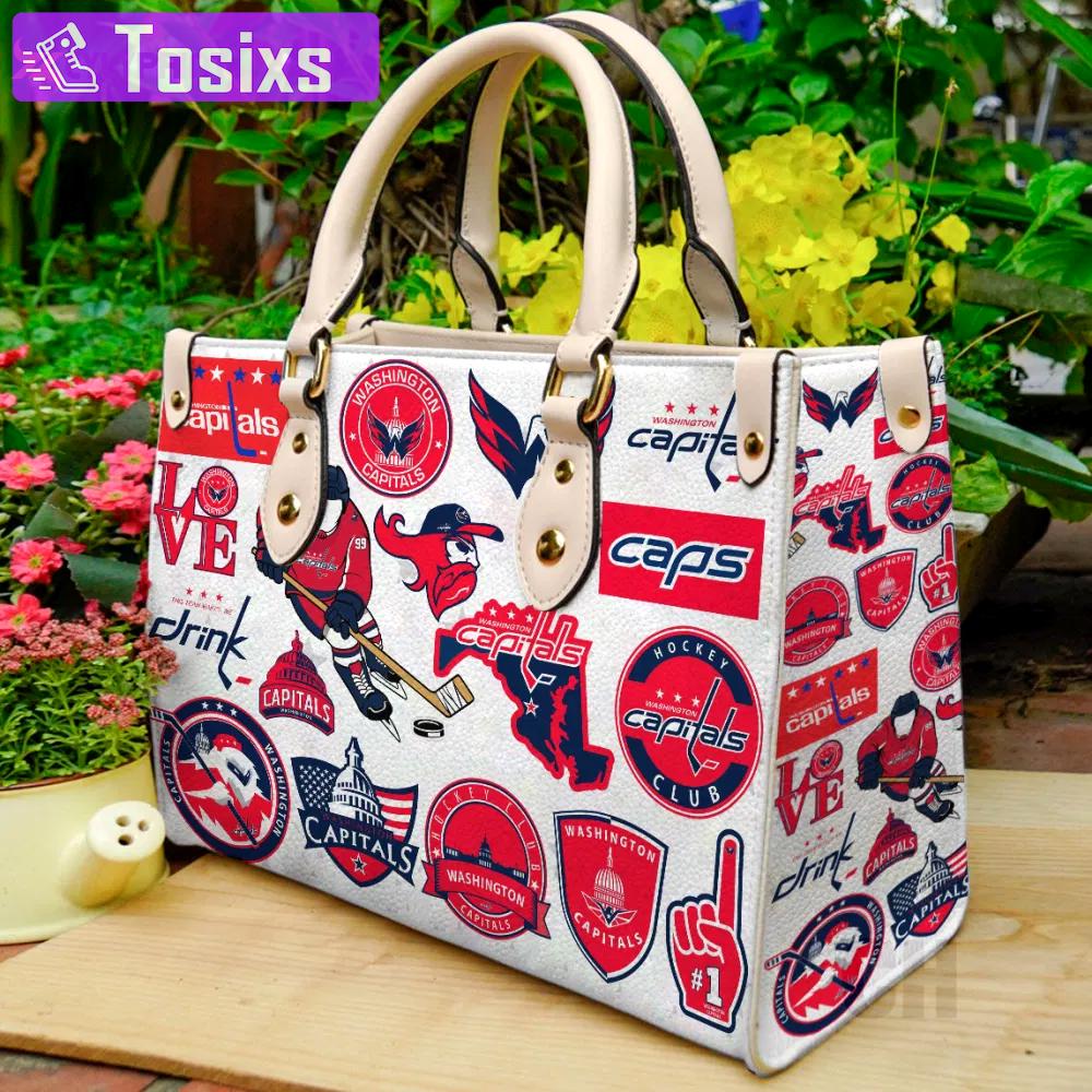 Washington capitals leather handbag for women gift 2489 Women Leather Hand Bag