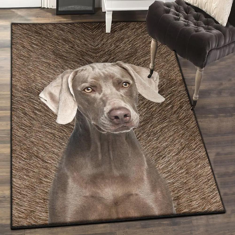 Weimaraner dog outdoor carpet, weimaraner rug Rectangle Rug