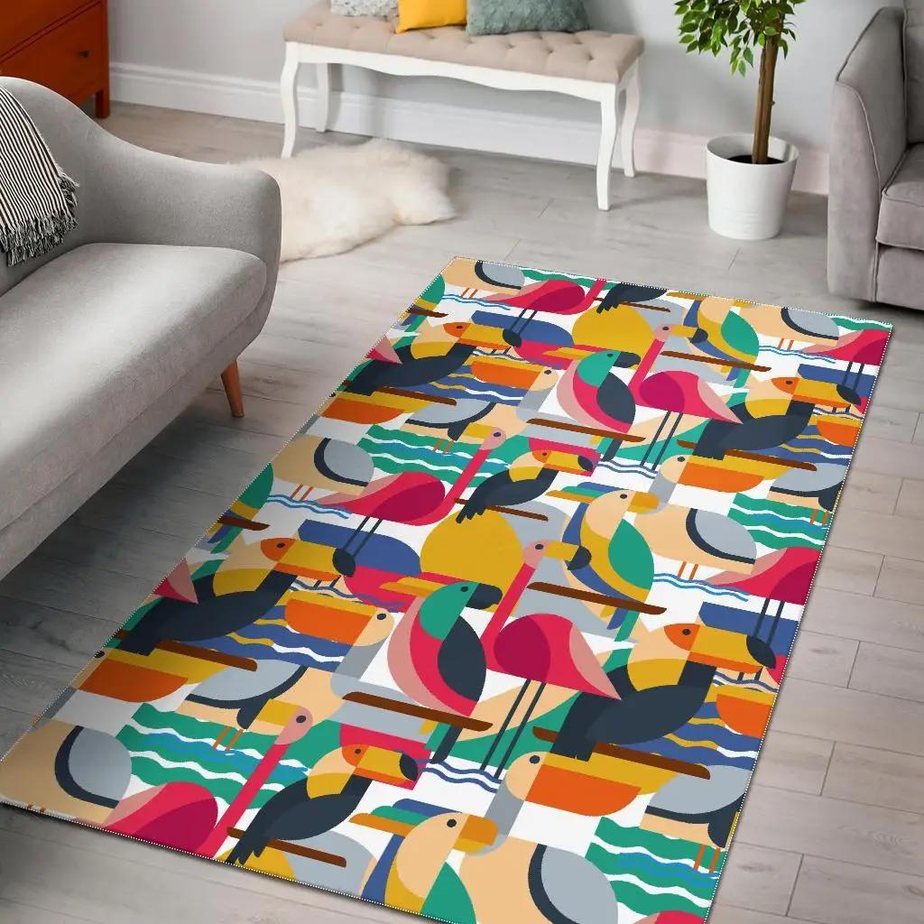 Welder print pattern area rug living room rug home decor Rectangle Rug