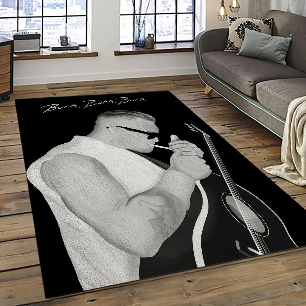 Zach bryan country rock music retangle carpet area rug home decor best gift for fan and friends zb14 Rectangle Rug