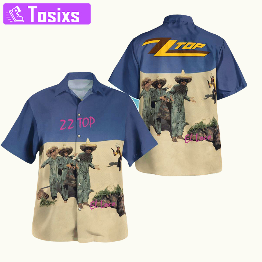 Zz top el loco aloha hawaiian shirt Hawaii Shirt Shorts & Flip Flops