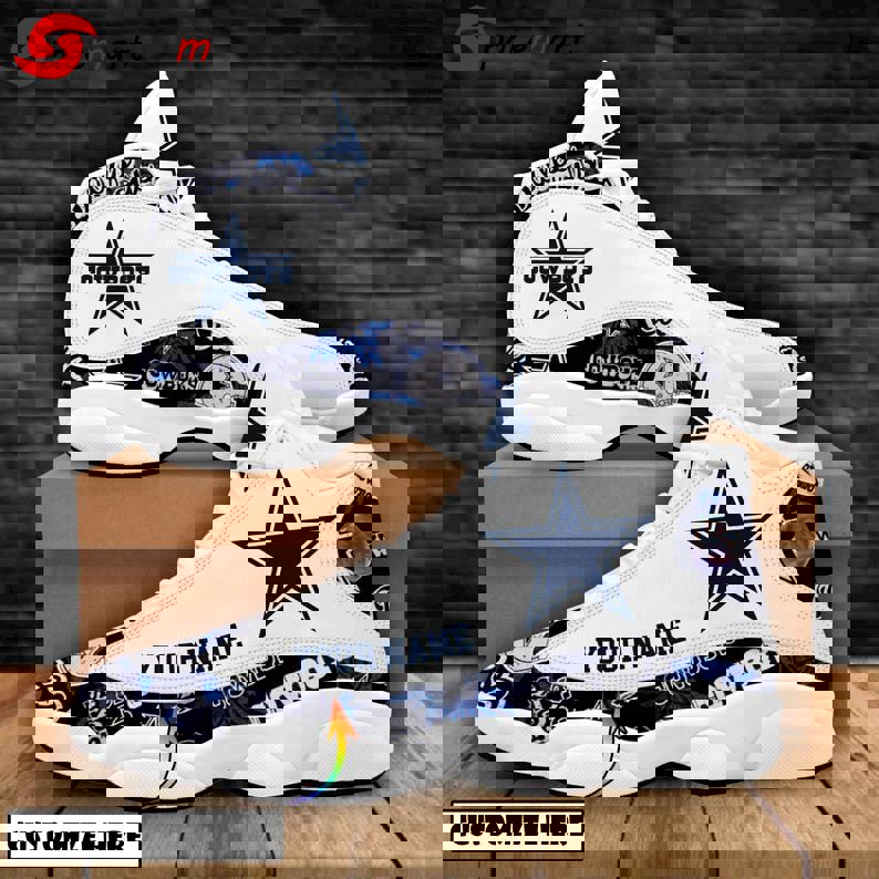 dallas cowboys nike running shoes