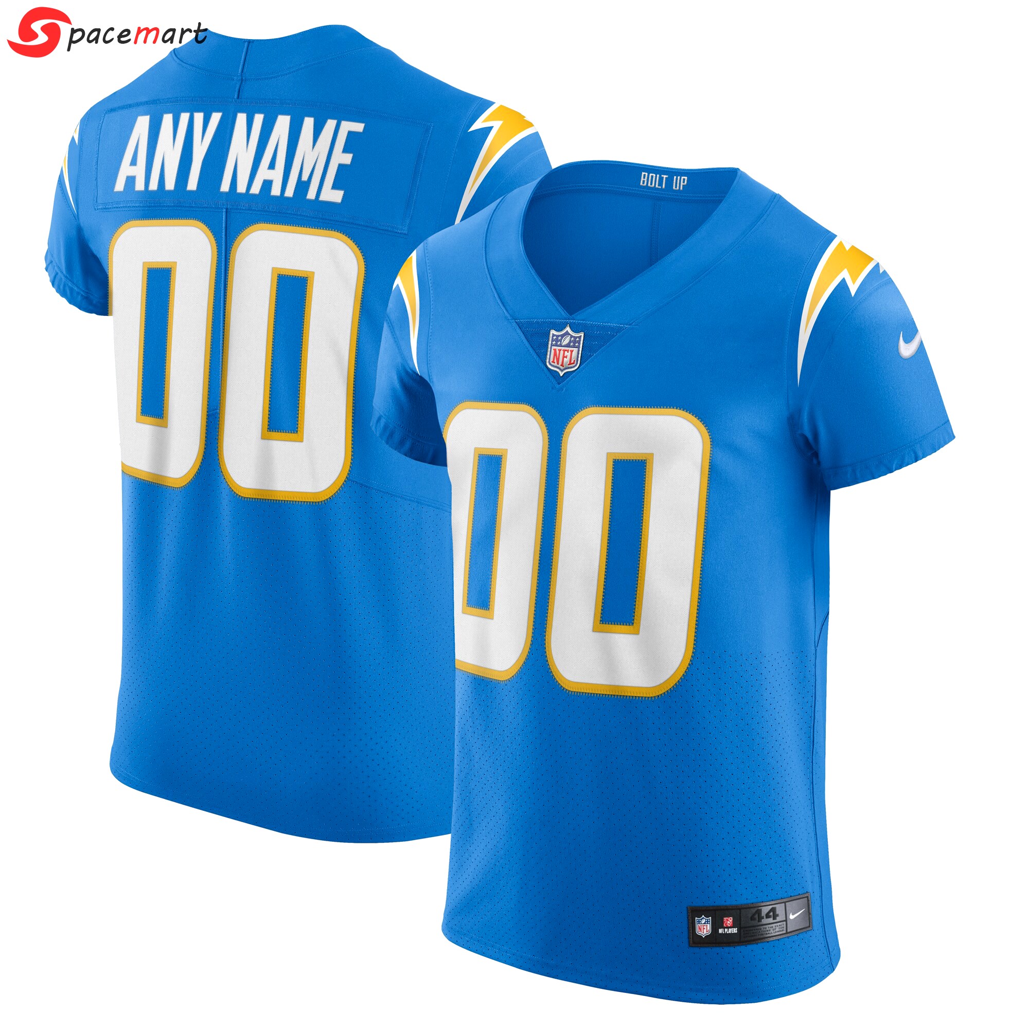 Los angeles chargers nike vapor elite custom jersey color powder blue  Baseball NFL Jersey NFLFootball Sports Replica For Fans