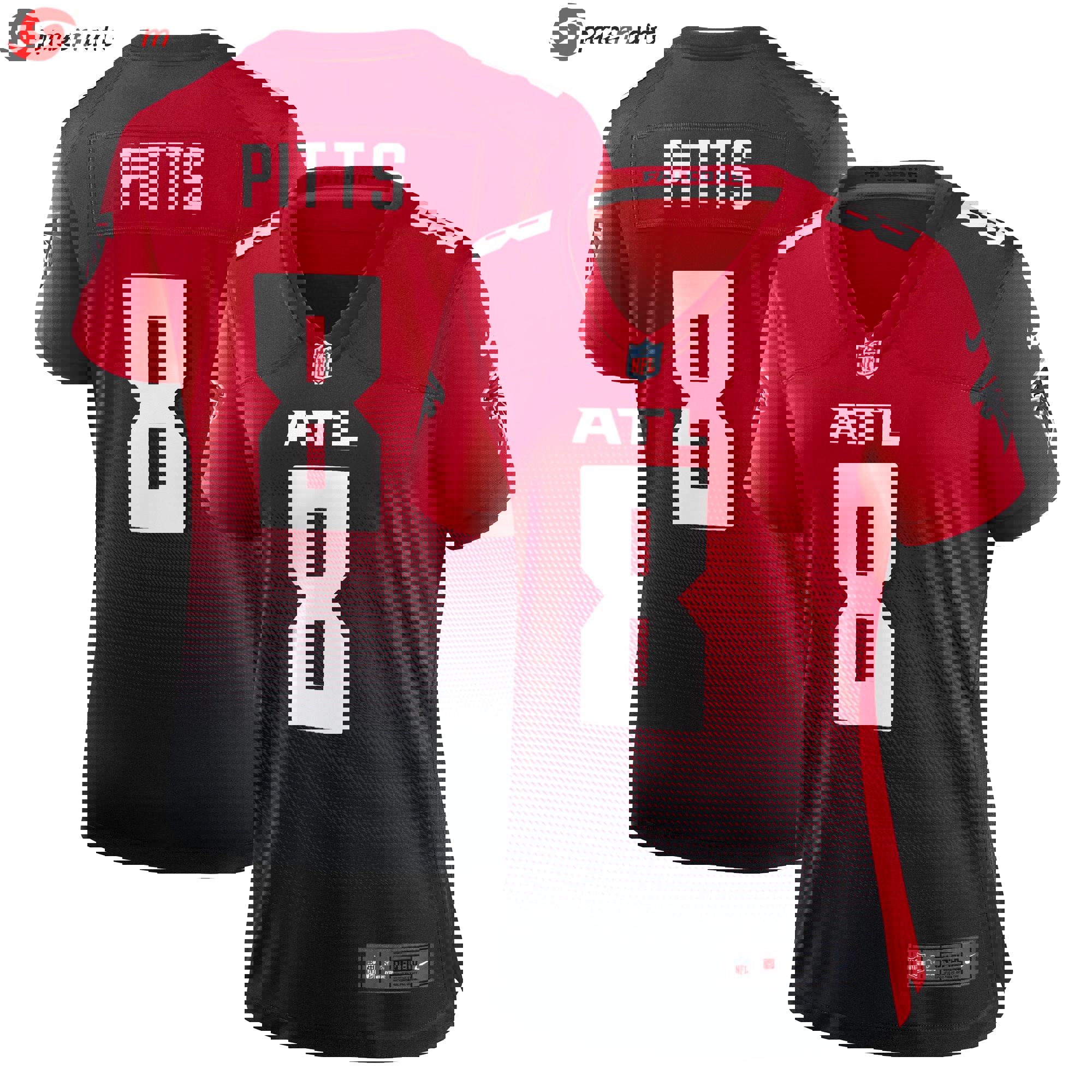 Kyle pitts atlanta falcons nike women's 2023 nfl draft first round pick alternate player game jersey color red  Baseball NFL Jersey Replica NFLFootball Sports For Fans