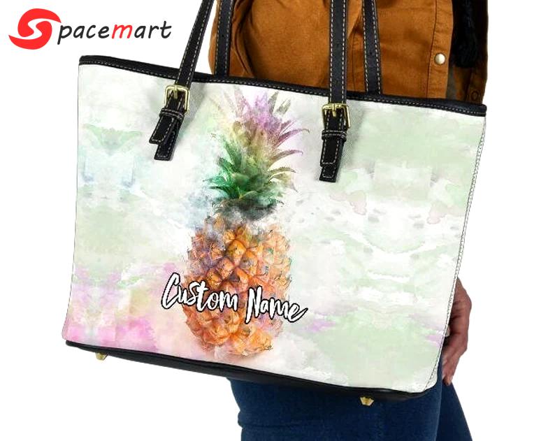 Pineapple leather handbag - shoulder tote bag 171 Leather Tote Bag