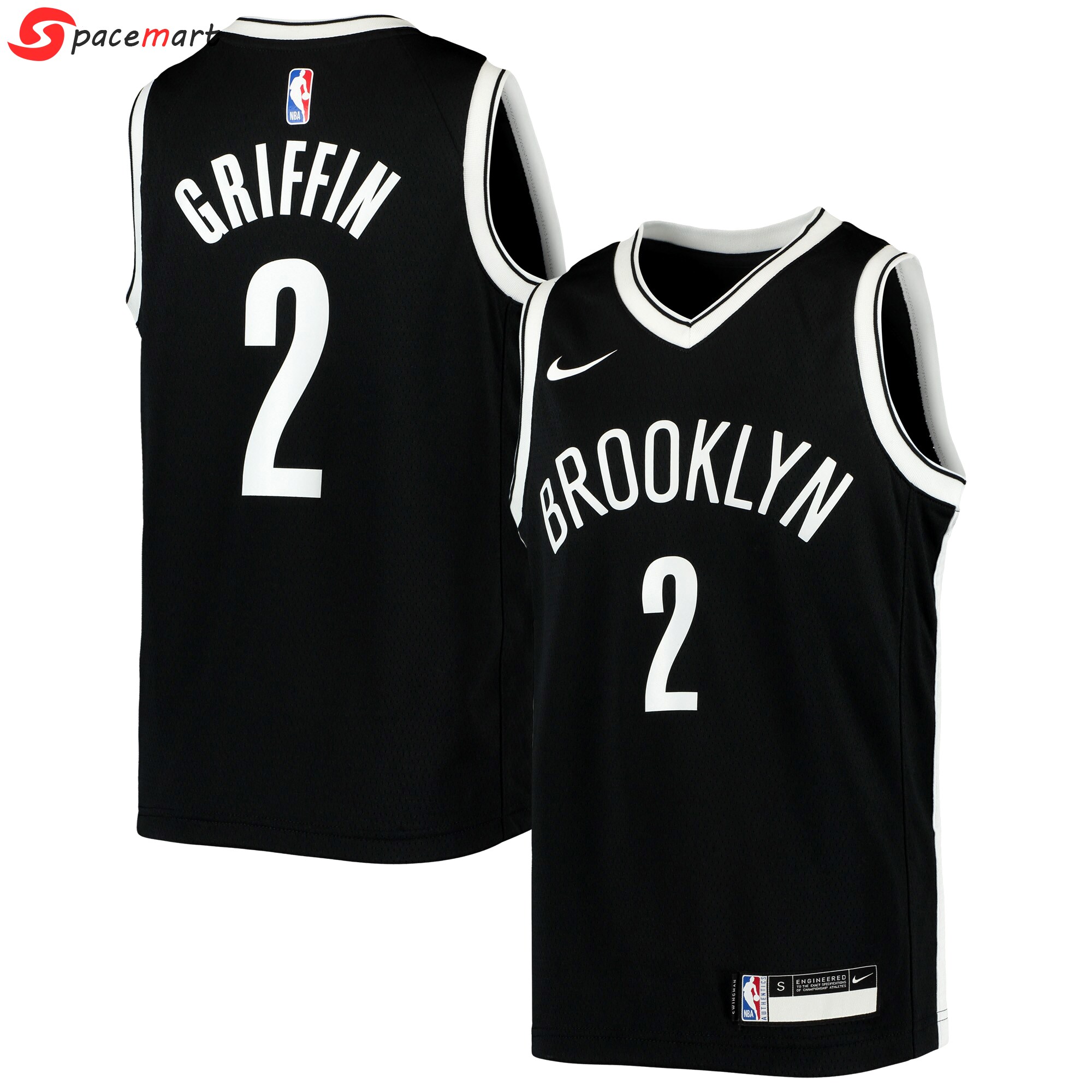 Blake griffin brooklyn nets nike 2023/21 swingman jersey icon edition black Baseball NBA Jersey Sports NBA Basketball Gift For Fans Replica