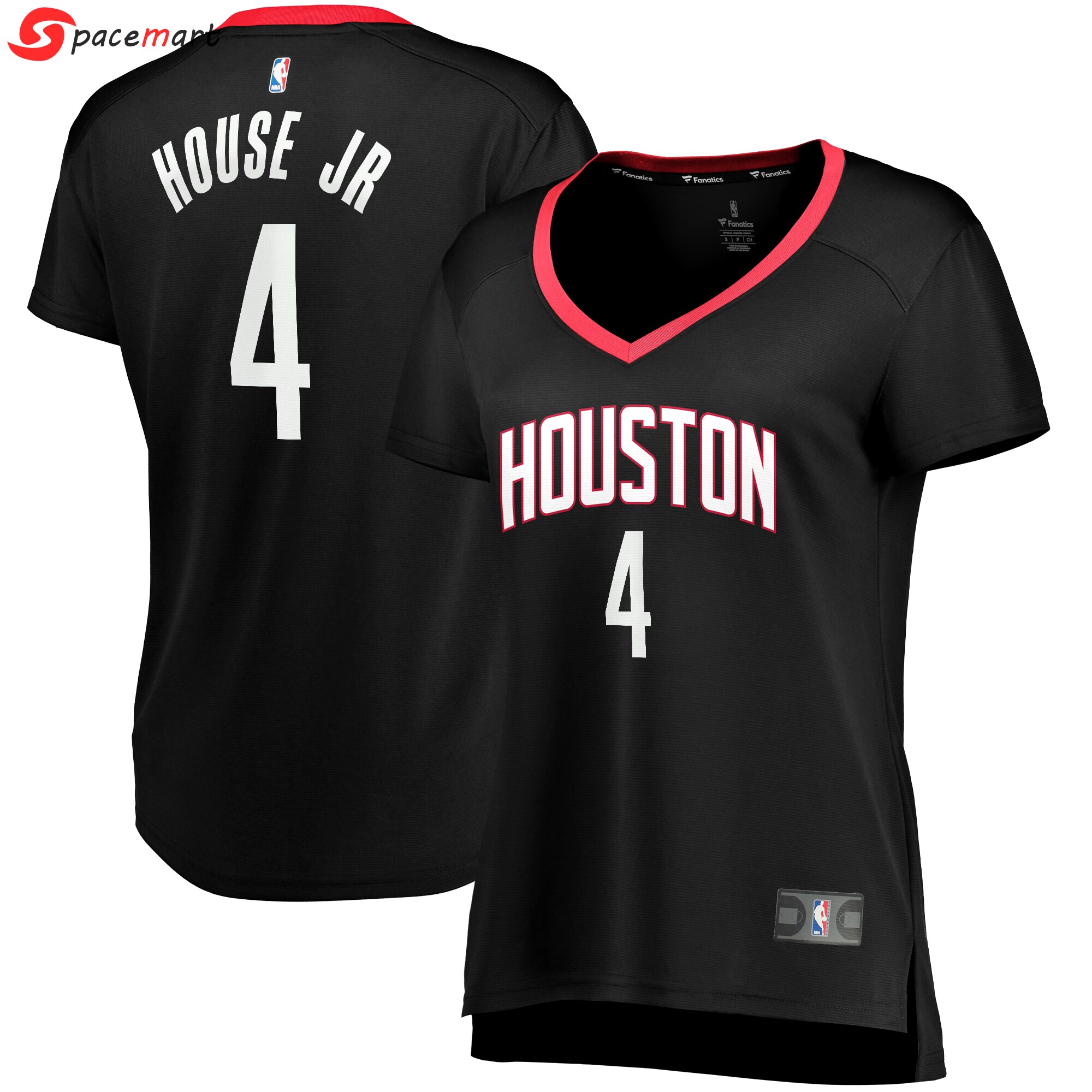 Danuel house jr. houston rockets fanatics branded women's fast break player jersey statement edition black Baseball NBA Jersey Gift For Fans NBA Basketball Sports Replica