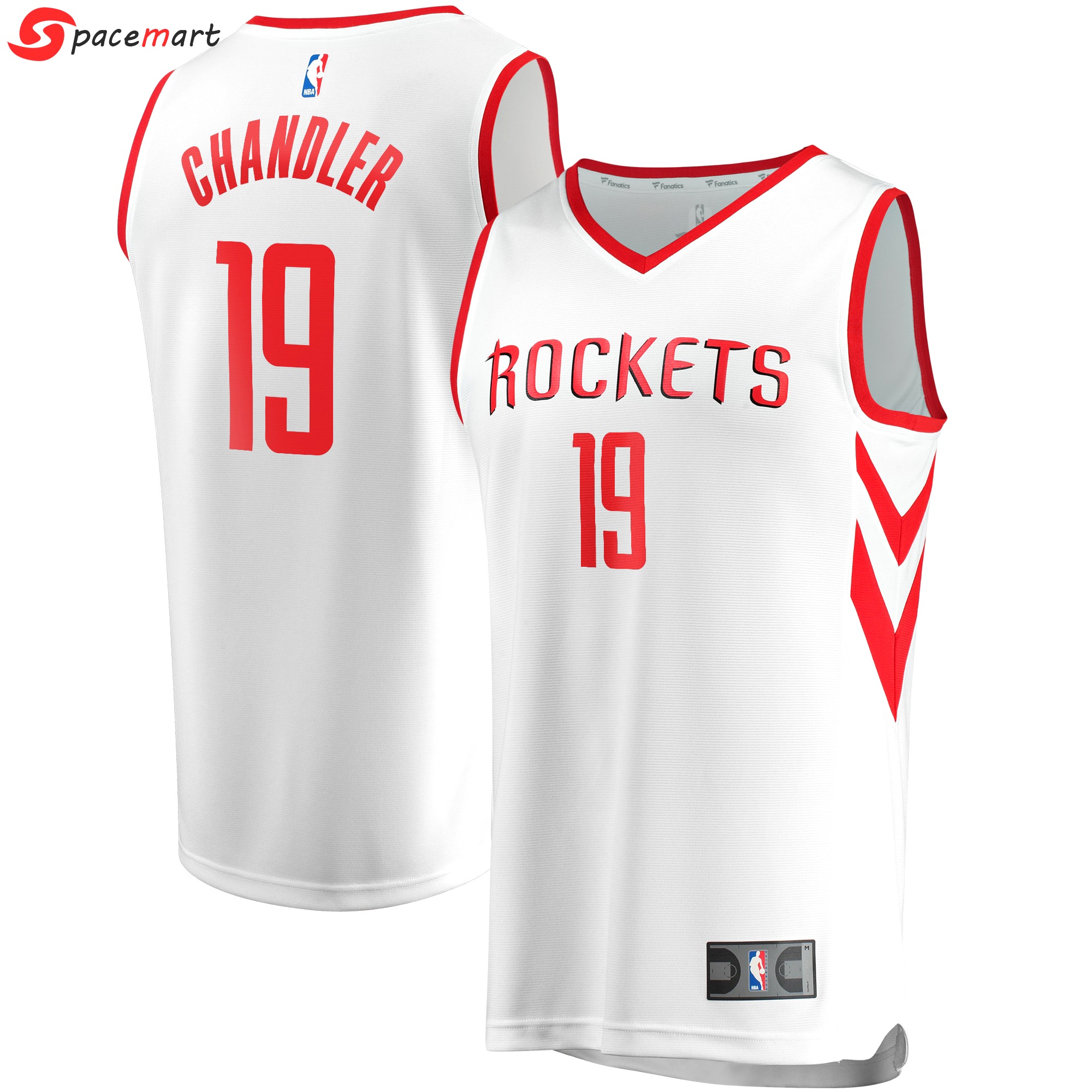 Tyson chandler houston rockets fanatics branded fast break player jersey association edition white Baseball NBA Jersey Basketball Sports Gift For Fans NBA Replica