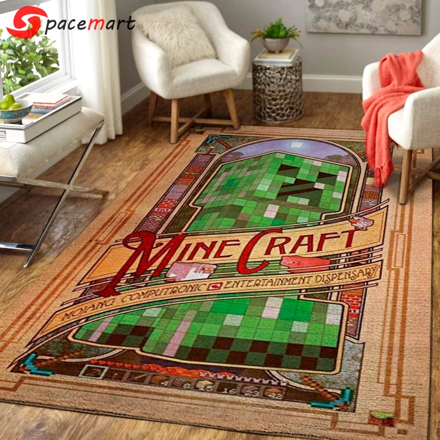 Minecraft MNI Livingroom rug decor