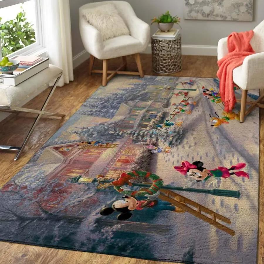 A little mermaid premium carpet rug living room rug home decor floor area rug living room rug home Rectangle Rug
