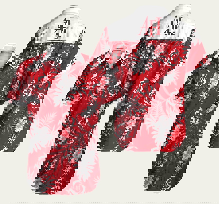 Afi rabbit rock band hawaiian shirt Hawaii Shirt Shorts & Flip Flops