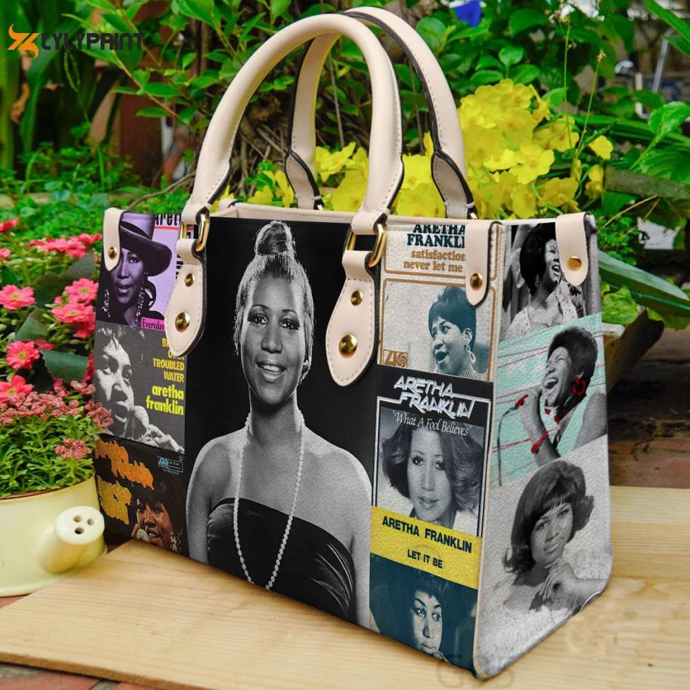 Aretha franklin leather bag for women gift 2187 Women Leather Hand Bag