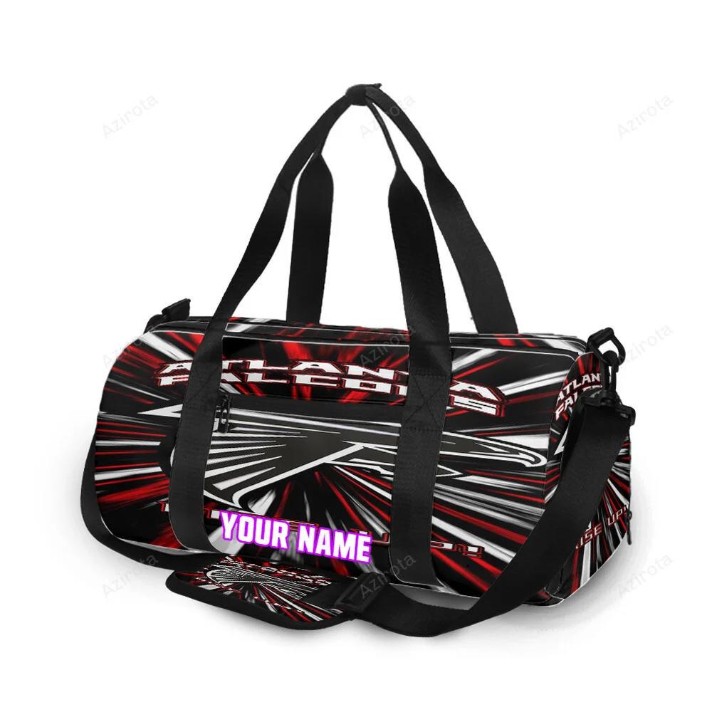 Atlanta falcons rise up v3 personalized name travel bag gym bag 795 Travel Bag