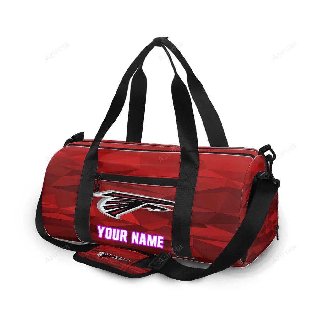 Atlanta falcons shape logo personalized name travel bag gym bag 1443 Travel Bag