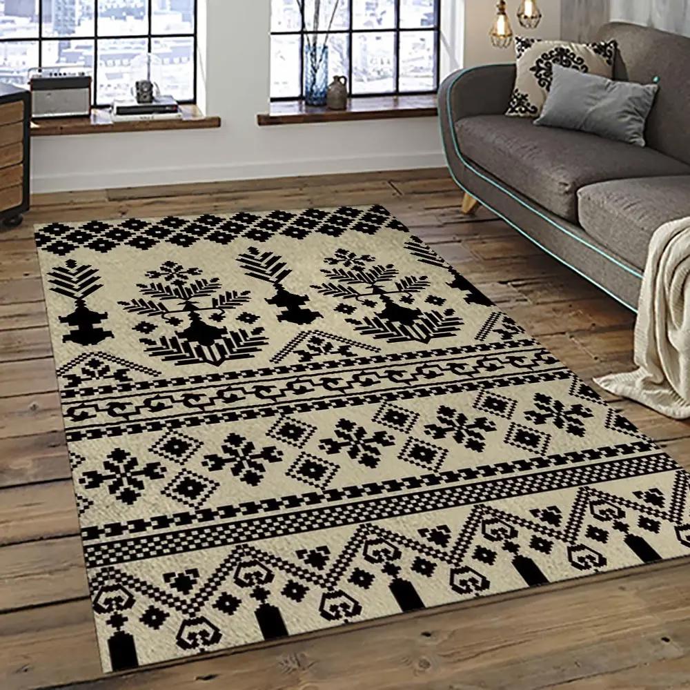 Aztec southwestern geometric shape pattern carpet area rug best gift for home decor event gift asg31 Rectangle Rug