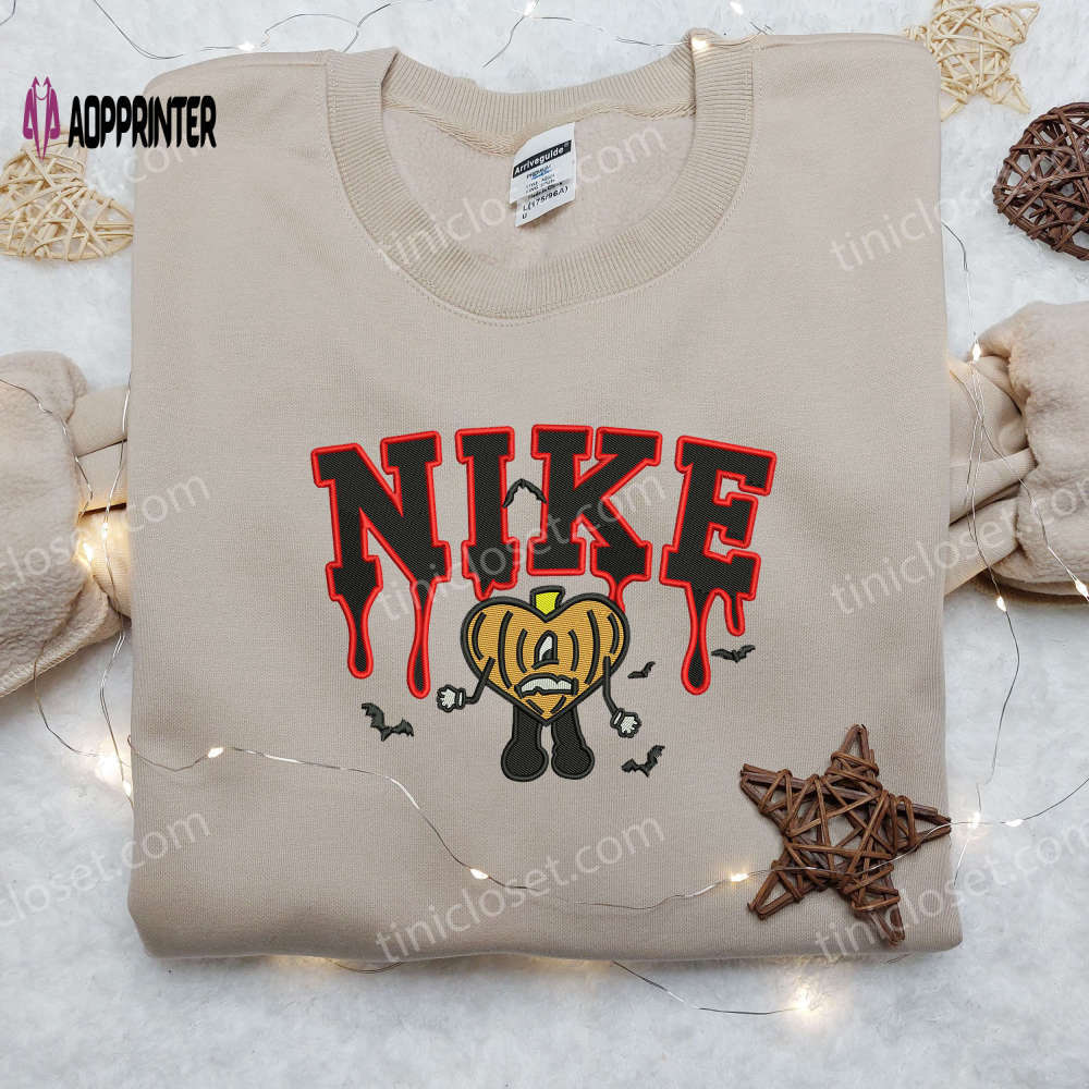 Bad bunny & weeknd halloween x nike embroidered shirts – exclusive collection Embroidered Shirt