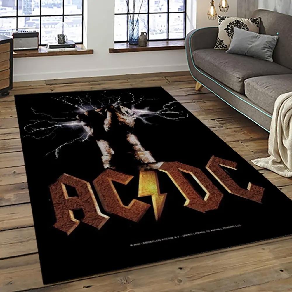 Band ac/dc music carpet rectangle area rug for living room bedroom decor acdc43 Rectangle Rug