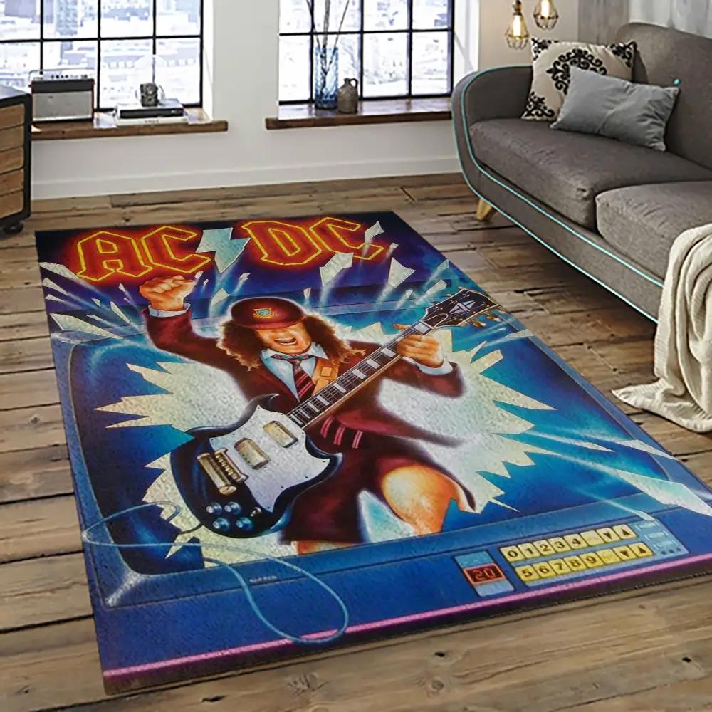 Band ac/dc music carpet rectangle area rug for living room bedroom decor acdc52 Rectangle Rug