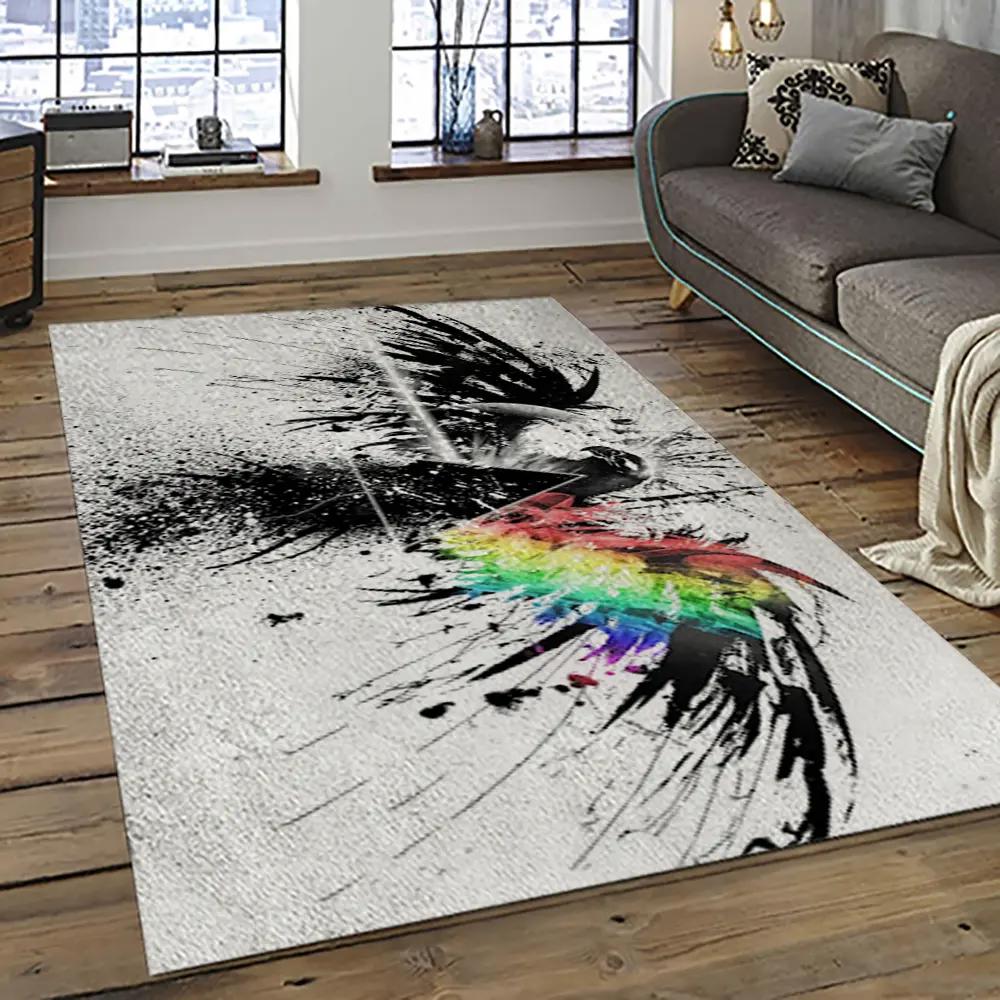 Band pink floyd music carpet rectangle area rug for living room bedroom decor pfo4 Rectangle Rug