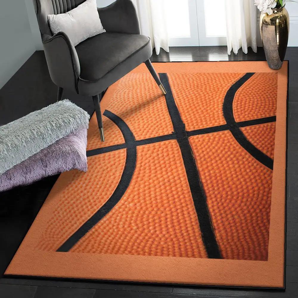 Basketball hoop large area rugs, basketball rug Rectangle Rug
