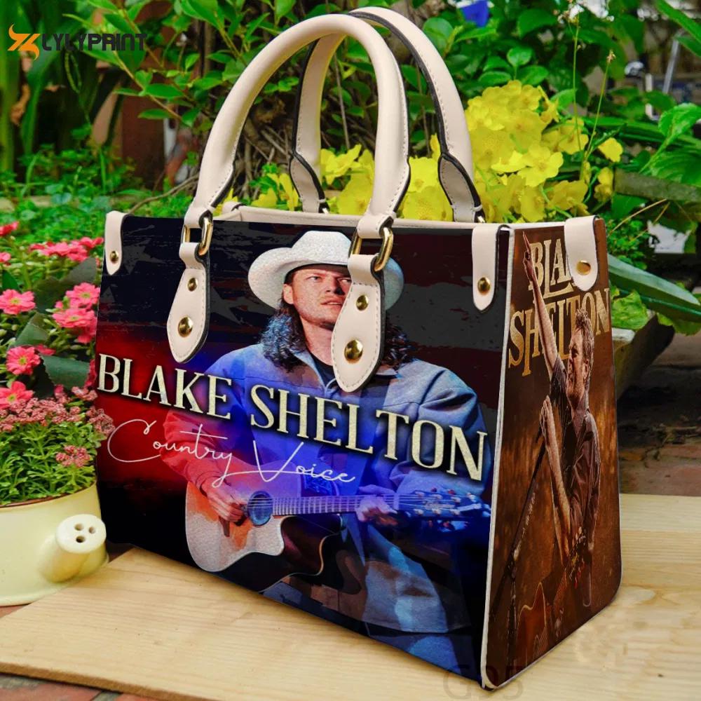 Blake shelton leather bag for women gift 1435 Women Leather Hand Bag