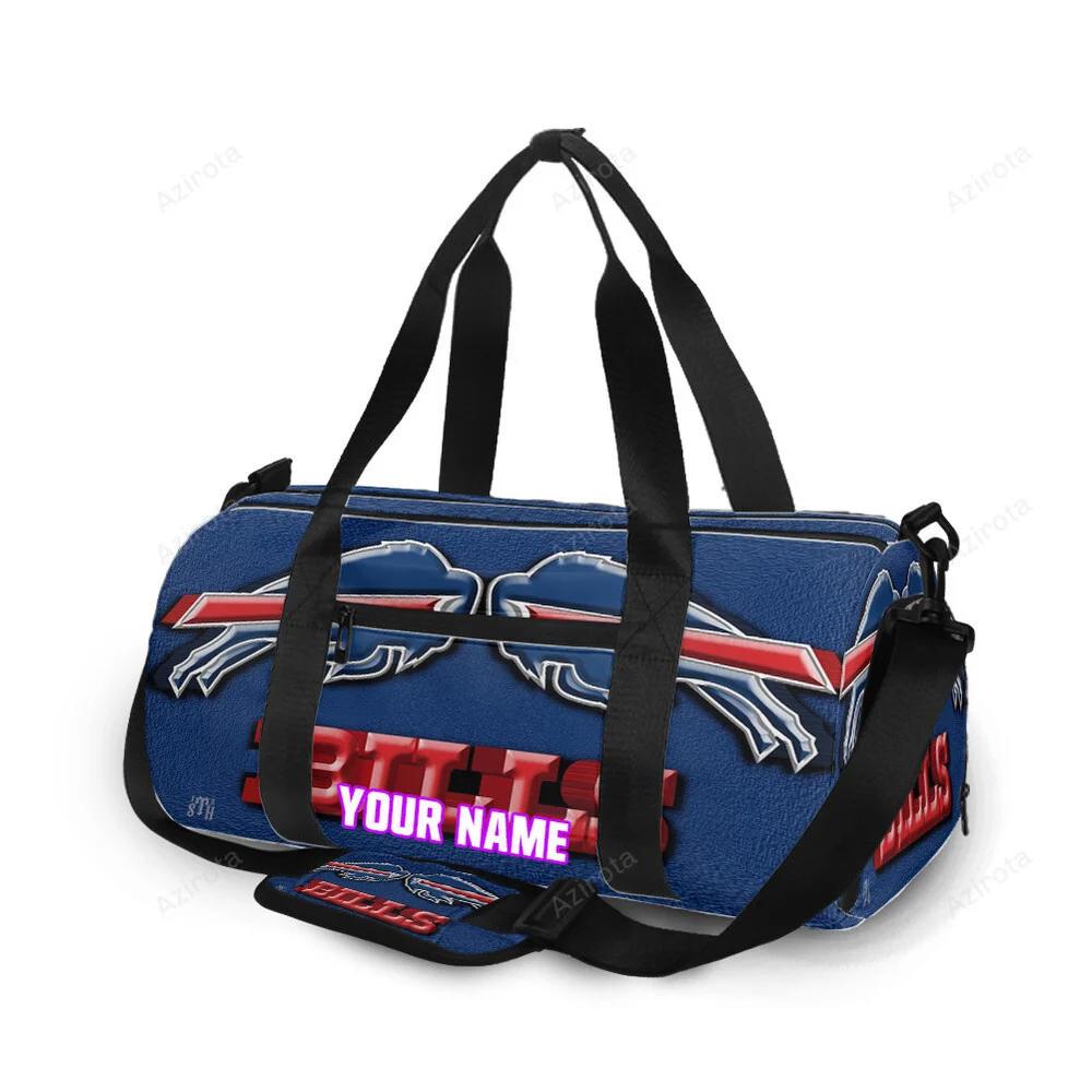 Buffalo bills logo v131 personalized name travel bag gym bag 2088 Travel Bag