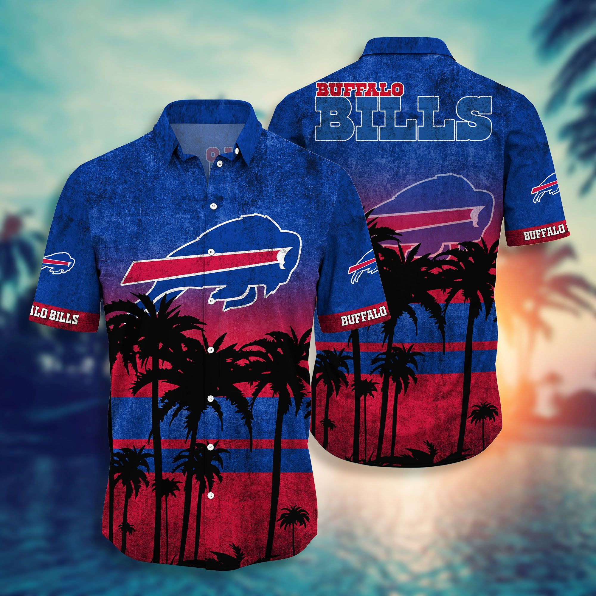 Buffalo bills nfl-hawaii shirt short style hot trending summer-hawaiian nfl nh3hst Hawaii Shirt Shorts & Flip Flops