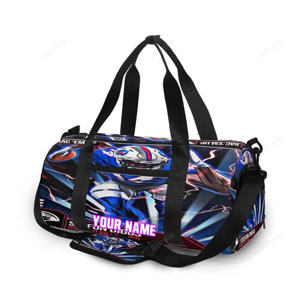 Buffalo bills stefon diggs v3 personalized name travel bag gym bag 1319 Travel Bag