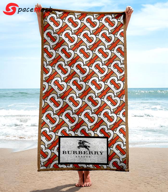 Burberry 4 soft cotton bath large beach towel hot 2023 item fashion Beach Towel