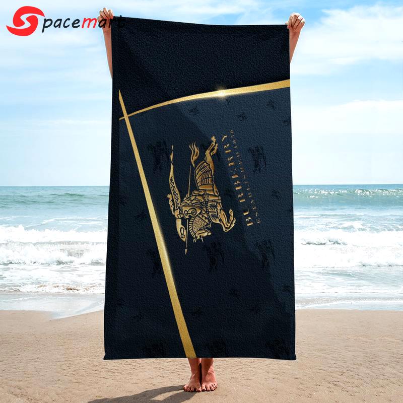 Burberry soft cotton bath large beach towel hot 2023 item fashion Beach Towel