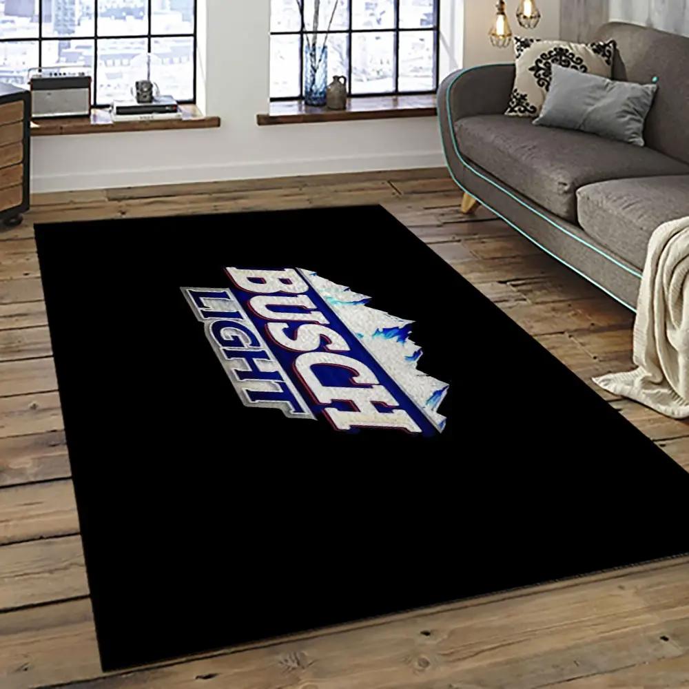 Busch light style living room retangle carpet area rug home decor room decor gift for friends bl26 Rectangle Rug