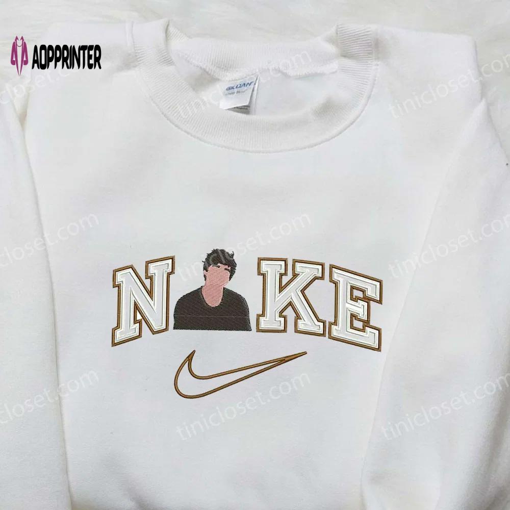 Calum hood x nike embroidered shirt – music inspired nike embroidered shirt Embroidered Shirt