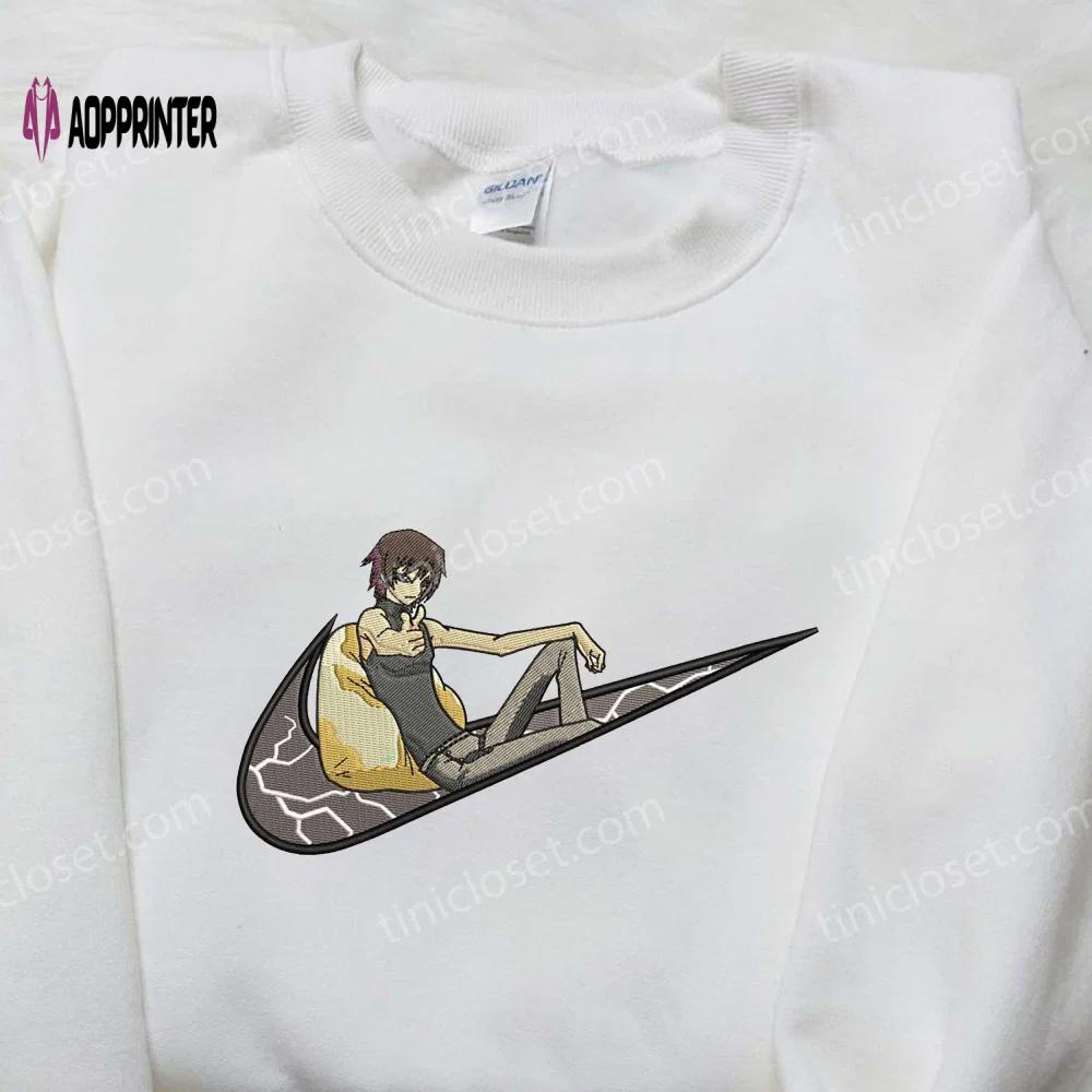 Canaan alphard x nike embroidered shirt – anime inspired nike embroidered shirt Embroidered Shirt