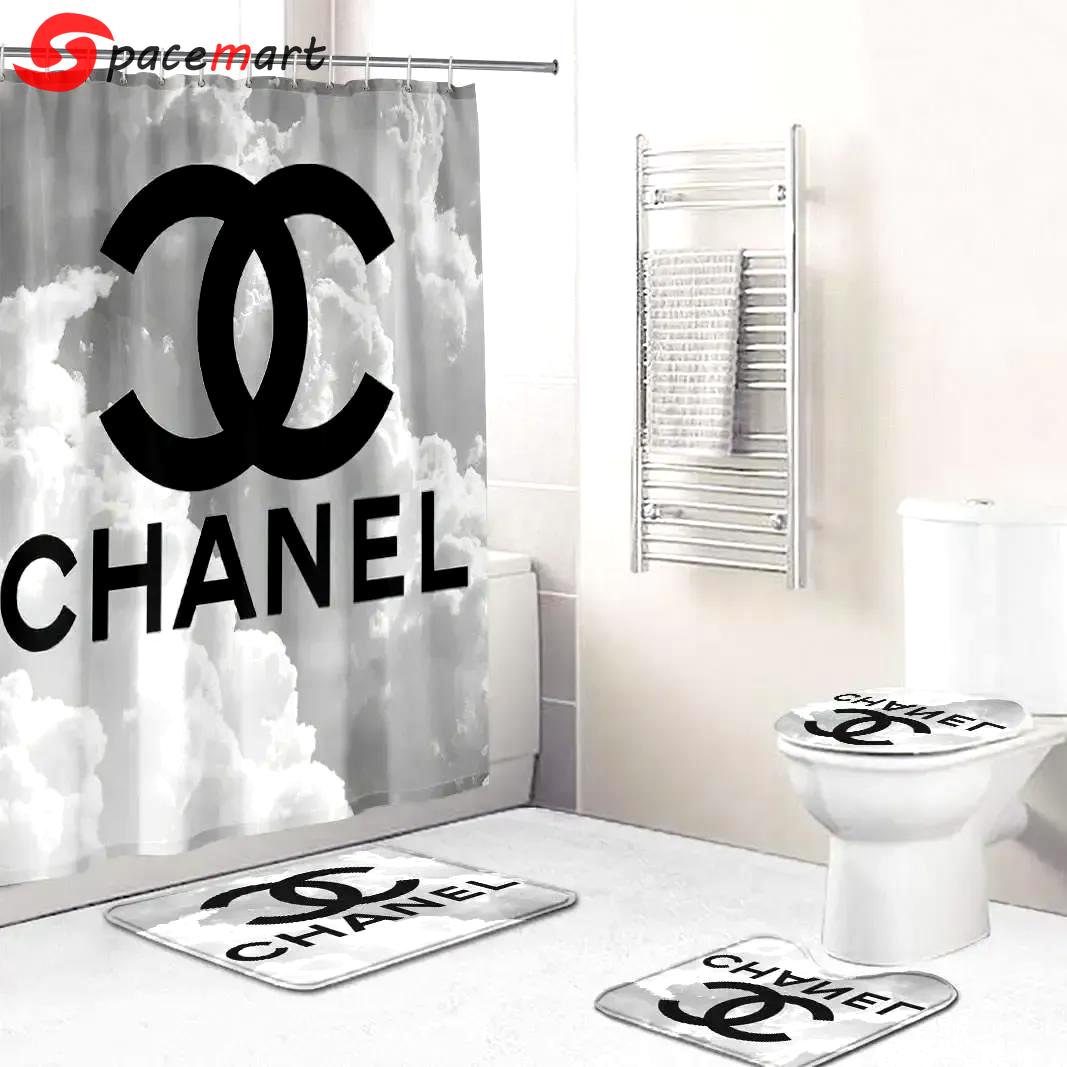 Chanel cloud fashion logo limited luxury brand bathroom set home decor Bathroom Set