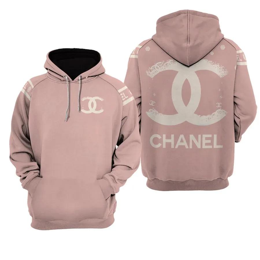 Chanel pastel luxury unisex premium hoodie luxury brand outfit for men women Hoodie 3D