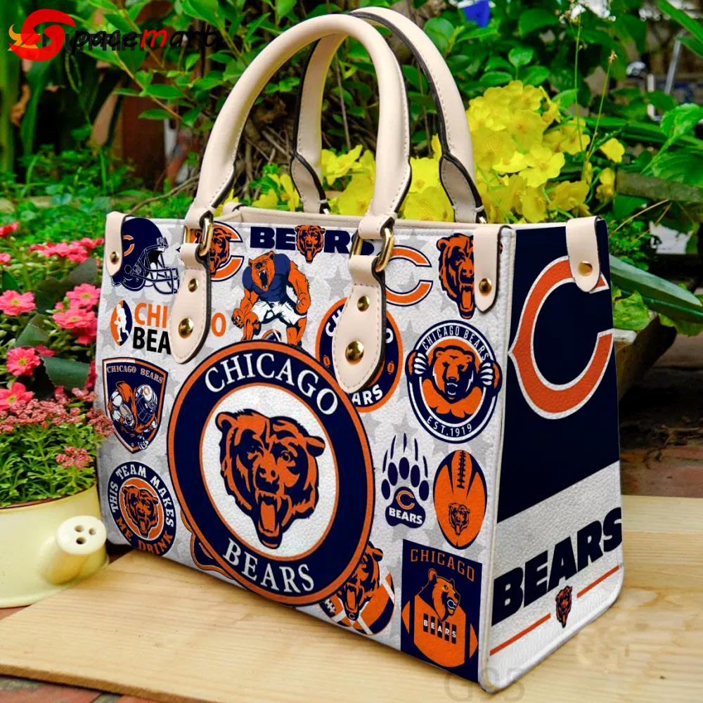 Chicago bears i0 leather bag g95 1405 Women Leather Hand Bag