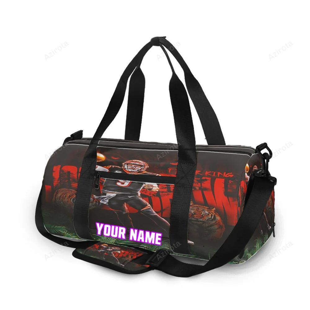 Cincinnati bengals joe burrow 9 v3 personalized name travel bag gym bag 2027 Travel Bag