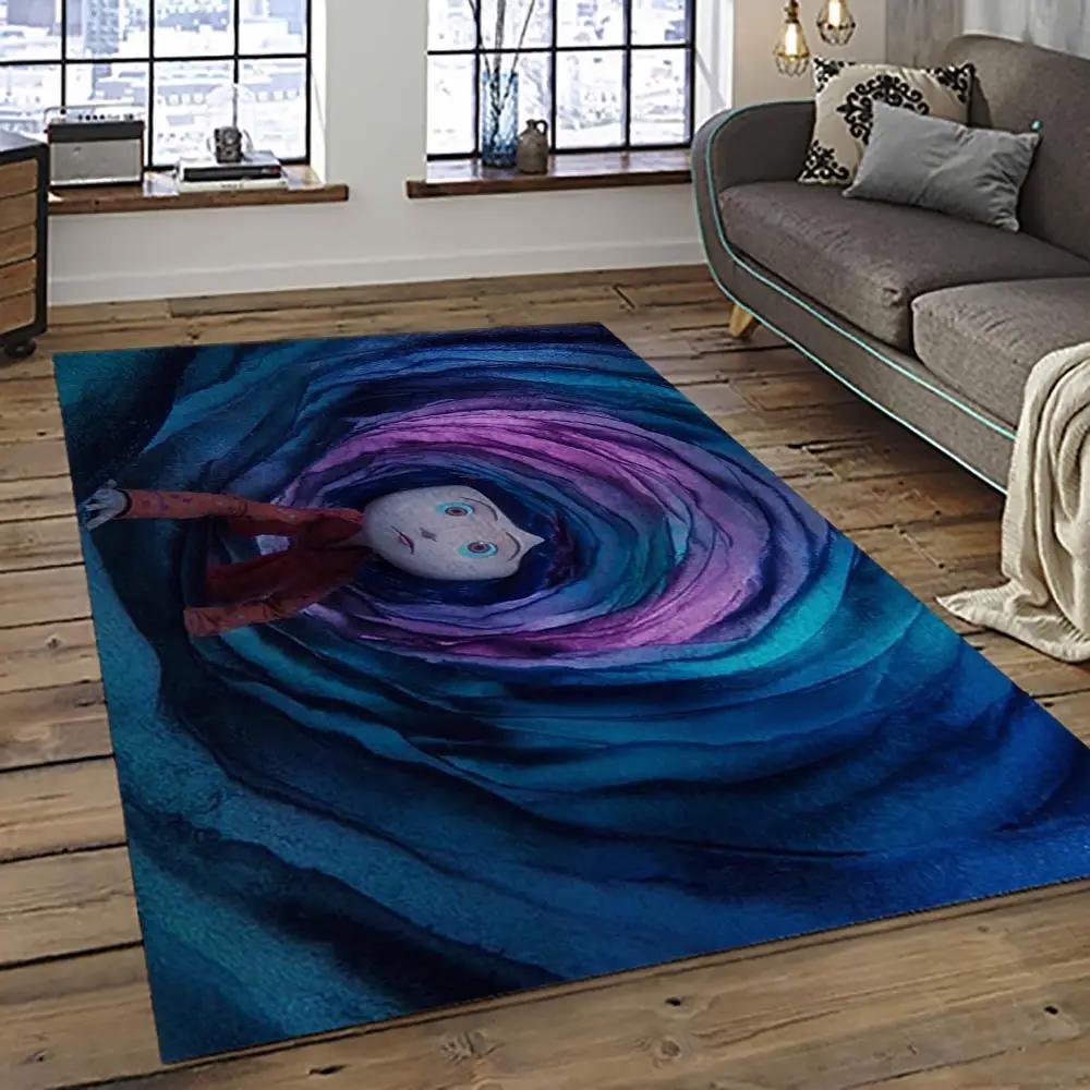 Coraline fantastic film movie carpet area rug home decor halloween gift best present for friends cr48 Rectangle Rug