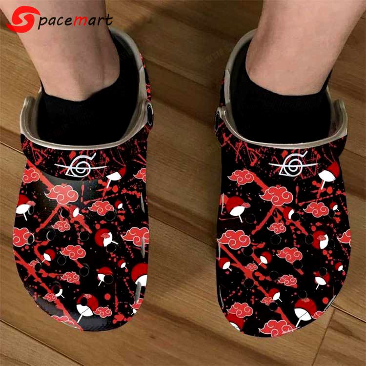 Crocs outfit - akatsuki cloud naruto crocs classic clogs shoes - 11 Crocs Outfit