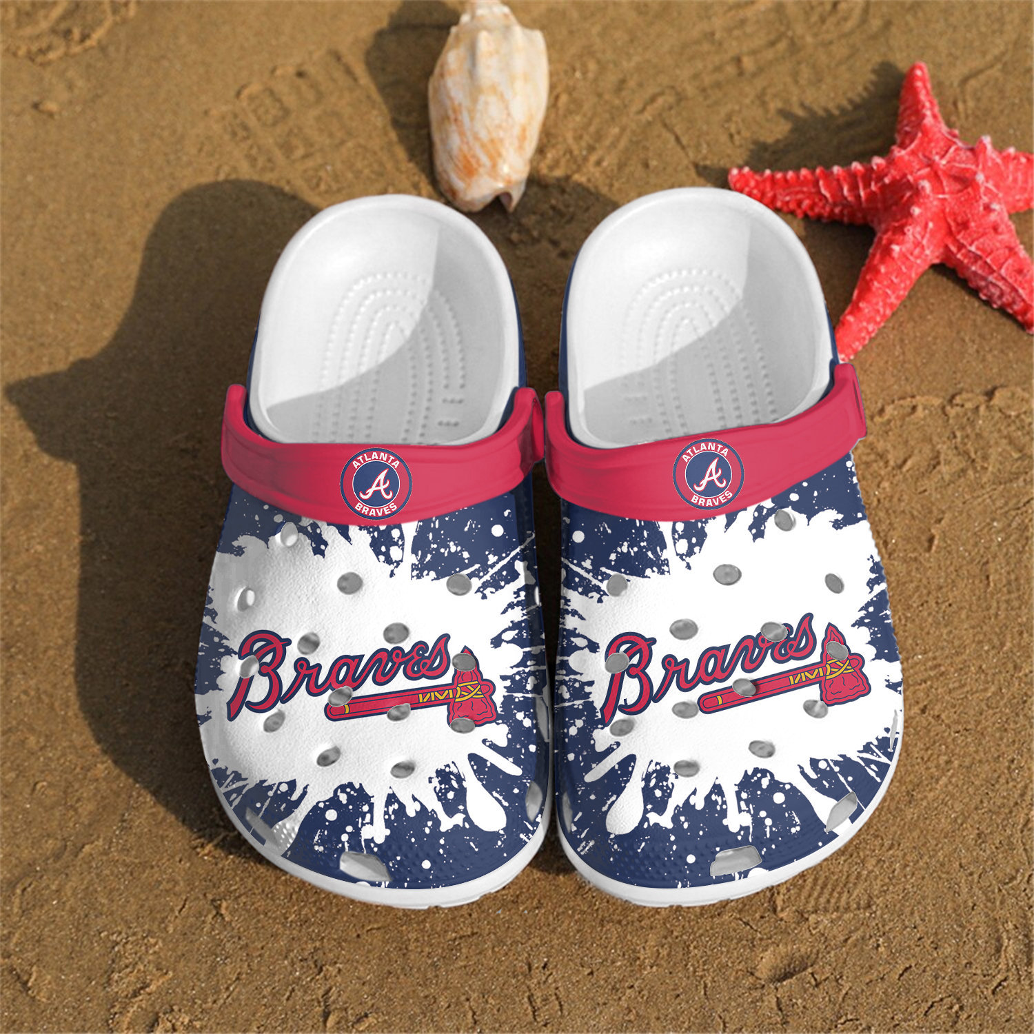 Crocs outfit - atlanta braves crocs crocband clog shoes for men women - 53 Crocs Outfit