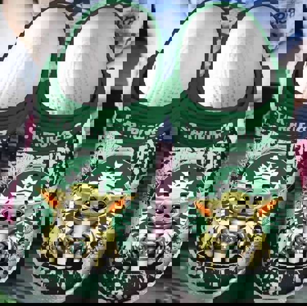 Crocs outfit - baby yoda hug starbucks crocs crocband clogs - 161 Crocs Outfit