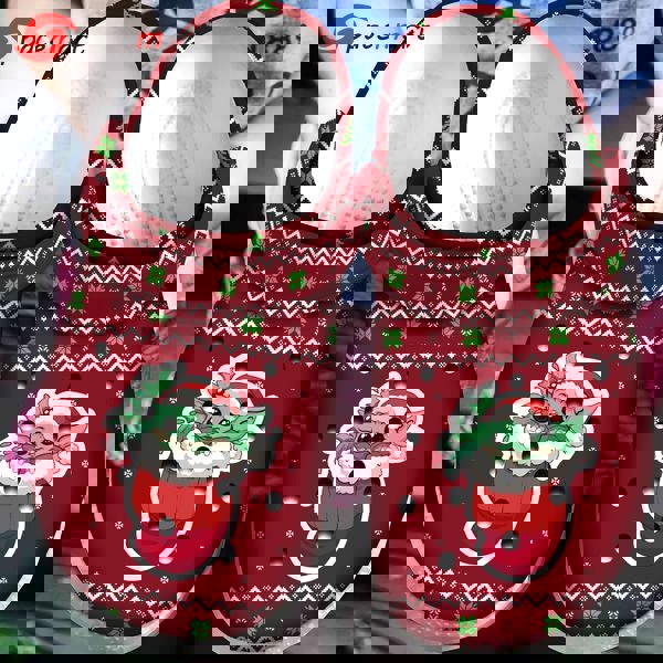 Crocs outfit - baby yoda in socks ugly christmas pattern crocs crocband clog shoes for men women - 163 Crocs Outfit