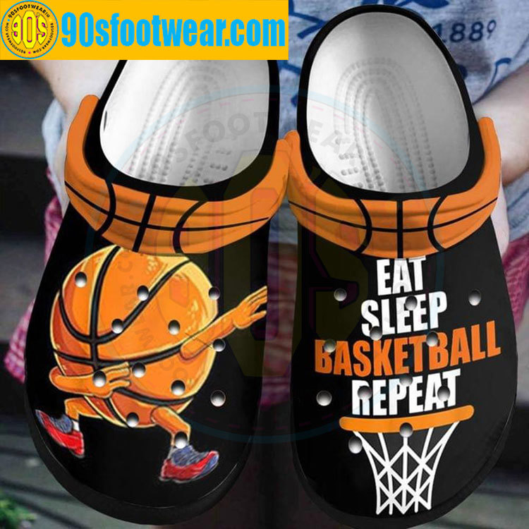 Crocs outfit - basketball crocs eat sleep basketball repeat custom classic clog - 209 Crocs Outfit