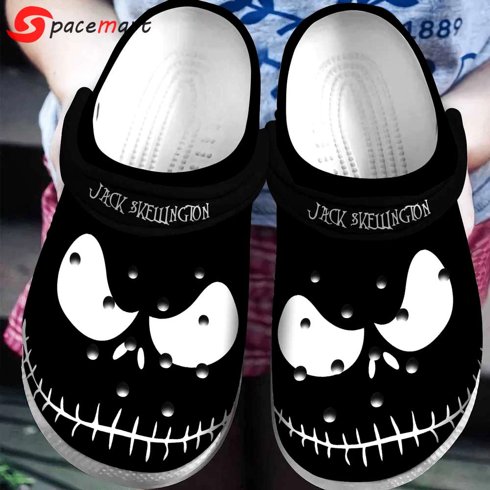Crocs outfit - black jack skellington horror movie halloween crocs clogs crocband shoes - 241 Crocs Outfit